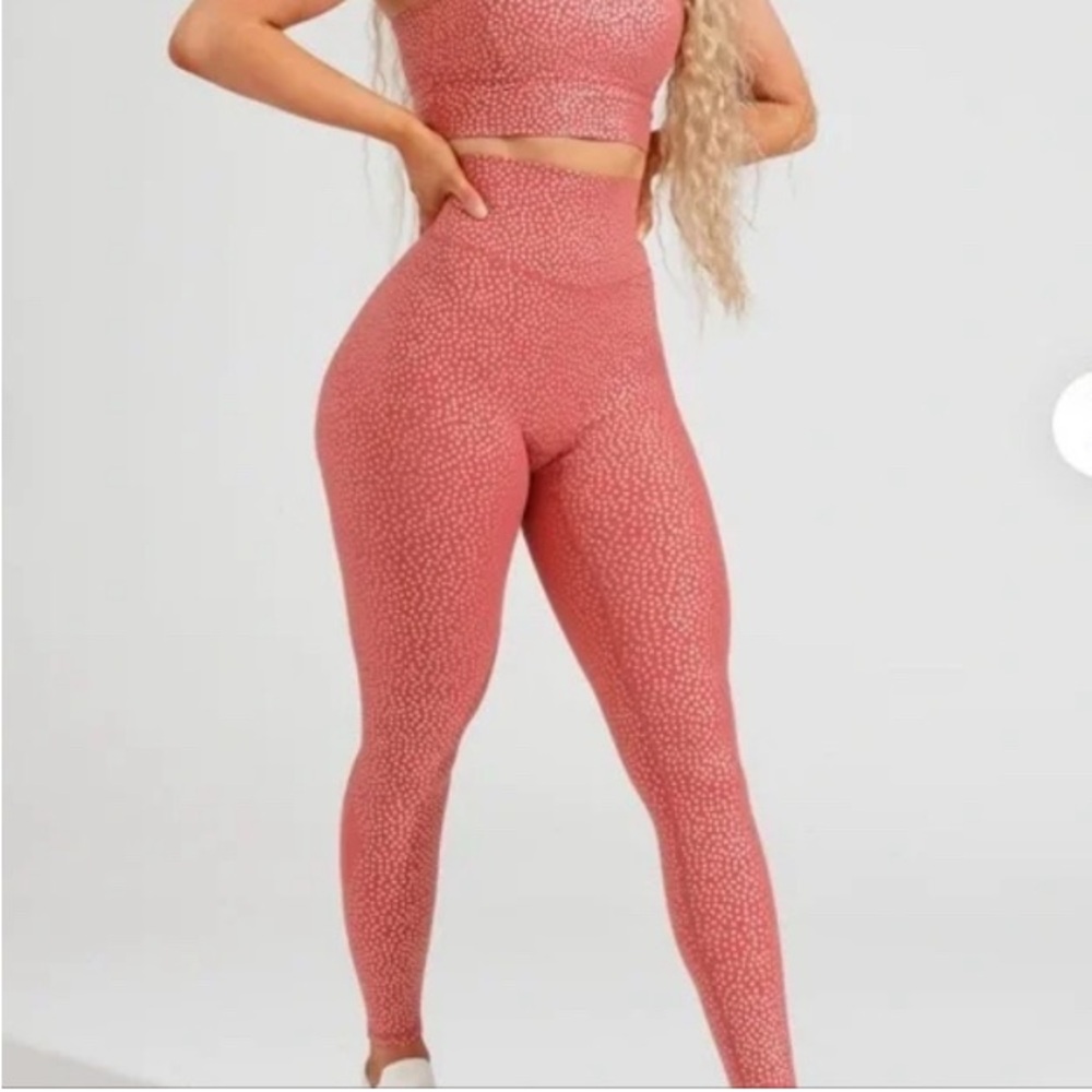 BuffBunny gold flecked High-Waisted Leggings